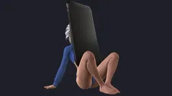 Elsa phone holder 3D print model