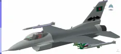 F-16 fighter jet