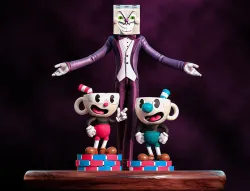 Fanart Cuphead Mugman and Kingdice - Diorama 3D print model