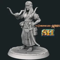 Female Desert Ranger Miniature