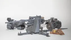Flak 36 German anti-aircraft gun 3D print model  BASIC MODEL 3D print model