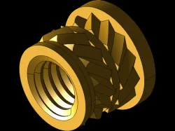 Flanged insert M4 L5.6 D7.1