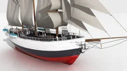 FRAM Historical Ship 3D model