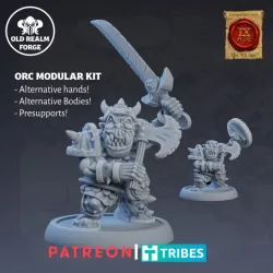 FREE STL! Old School Classic Orc