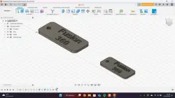 Fusion 360 keychain