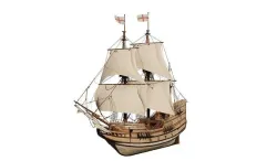 Galleon Mayflower Multideck With Interior Ship Low-poly 3D model