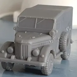 GAZ-69 Soviet Jeep 20mm Elhiem 1/72