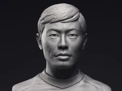 George Takei as Hikaru Sulu Bust Printable 3D Model 3D print model