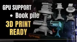 GPU Support - Book Pile 3D print model