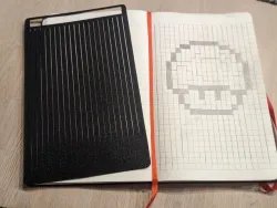 Graph/grid Paper Stencil for Moleskine Notebooks