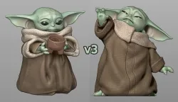 GROGU - Baby Yoda Using The Force - With Cup - PACK 3D print model