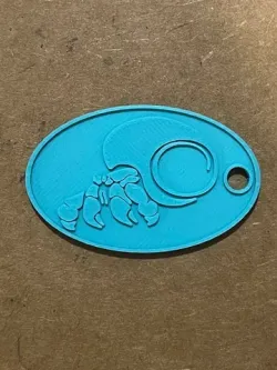 Hermit Crab Keychain
