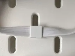 Ikea Skadis horizontal flat cable holder