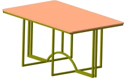 Laboratory table (mod. 1600x1000x750)