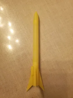 Launchable mini model rocket