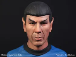 Leonard Nimoy as Mr Spock Bust Printable 3D Model 3D print model