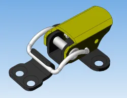 Lever mini latch