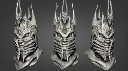 Lich King  Helmet - Helm of Domination 3D print model