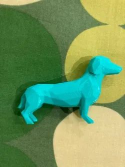 Lowpoly dachshund