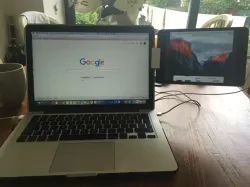 Macbook Ipad mini clip holder