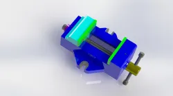 Machine Vice - Details of Vice 3D Modeling