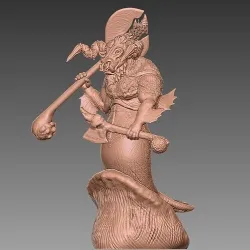 Manataur Statue 3D model