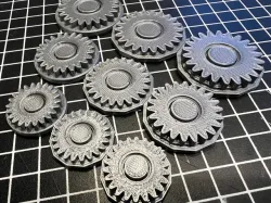 Miniature Bases Multi-Gear Pattern