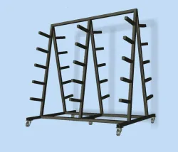 Mobile rack, Stand, Trolley,  Rack for profile, Truck cupboard , greeting wardrobe , Mobilny regał na profile, dłużyce ,on wheels