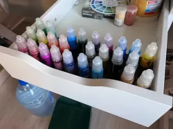Modular paint stand (23 mm bottles, Warcolours)