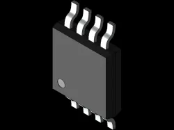 MSOP-8 IC Surface Mount Package