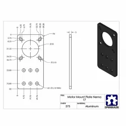 Nema17 Holder Plate.