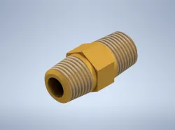 NIPLE DUPLO 1/4" x 1/4"