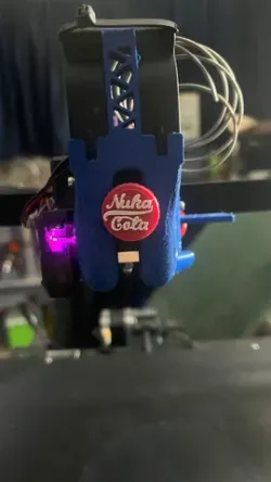 Nuka Cola spinner for Creality sprite extruder + Taurus cooling Duct mod