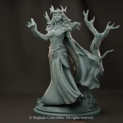Nyala Virven, Elf Queen of the Forest Diorama (Pre-supported)