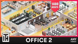 Office 2 - Asset Pack by ithappy Low-poly 3D model