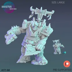 Orc Dreadnought Attack / Warship Soldier / Male Space Warrior / Alien Base Predator / Cyberpunk Headhunter / Cosmic Invasion Army / Trooper Attack / Sci-Fi Encounter