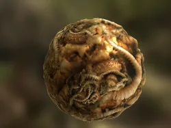 PBR Material Texture set 042 Alien Organic Tentacles Texture