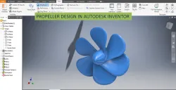 Propeller Design in Autodesk Inventor || Inventor Tutorial || Autodesk Inventor || Cad tutorials