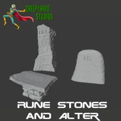 Pulp Alter and Rune Stones