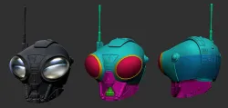 Q9-0 Full Scale Wearable Helmet - 3D Print Ready STL 3D print model