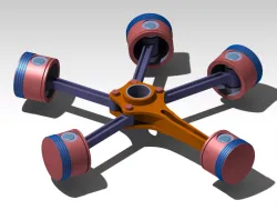 Radial Engine Assembly