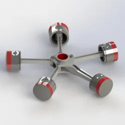RADIAL ENGINE ASSEMBLY