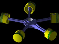 RADIAL ENGINE ASSEMBLY