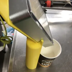 resin dripping tray mount