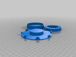 rotatin airbrushing disk