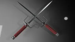 sai weapom 3D model