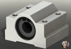 SCS10 Linear Bearing Guides for 10mm Rod Diameters used in CNC and 3D Printing DIY Machines