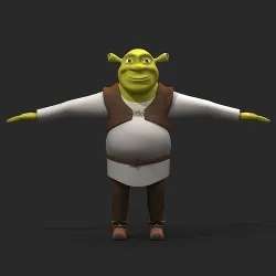 Shrek character 3D model