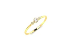 Solitaire Wedding Engagement Ring 3dm STL FBX OBJ Render Details 3D print model