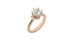 solitaire wedding engagement women ring 3dm render detail 3D print model